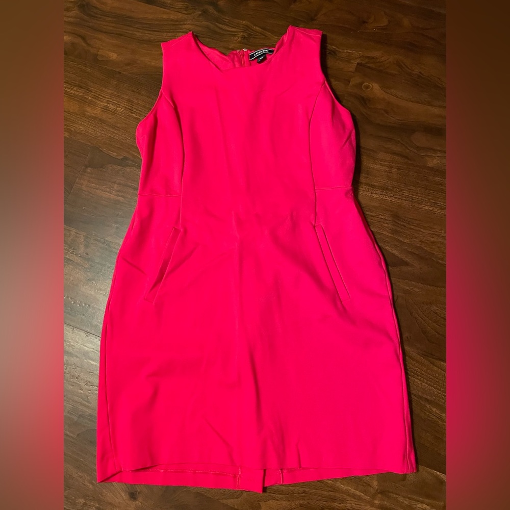 Lands End - pink sheath dress